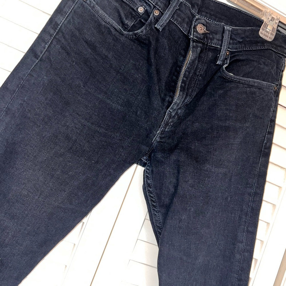 Levi Men's 512 Black Denim Jean